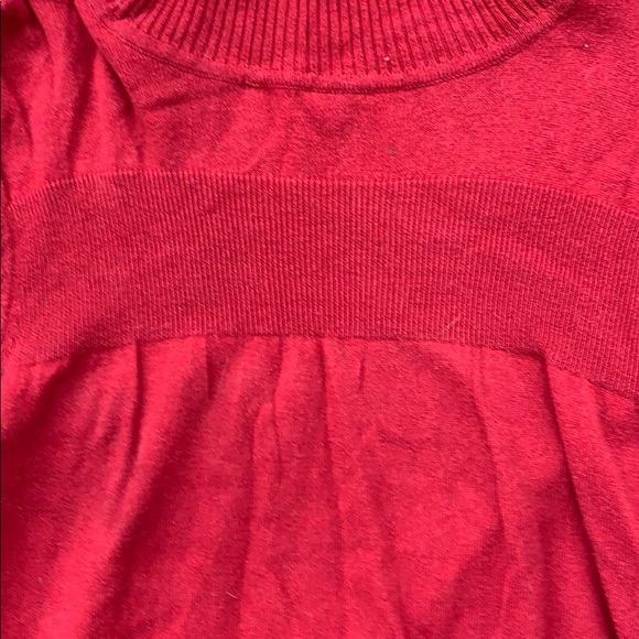 J. Jill Red Turtleneck Sweater, Business Casual Sweater - Picture 3 of 8
